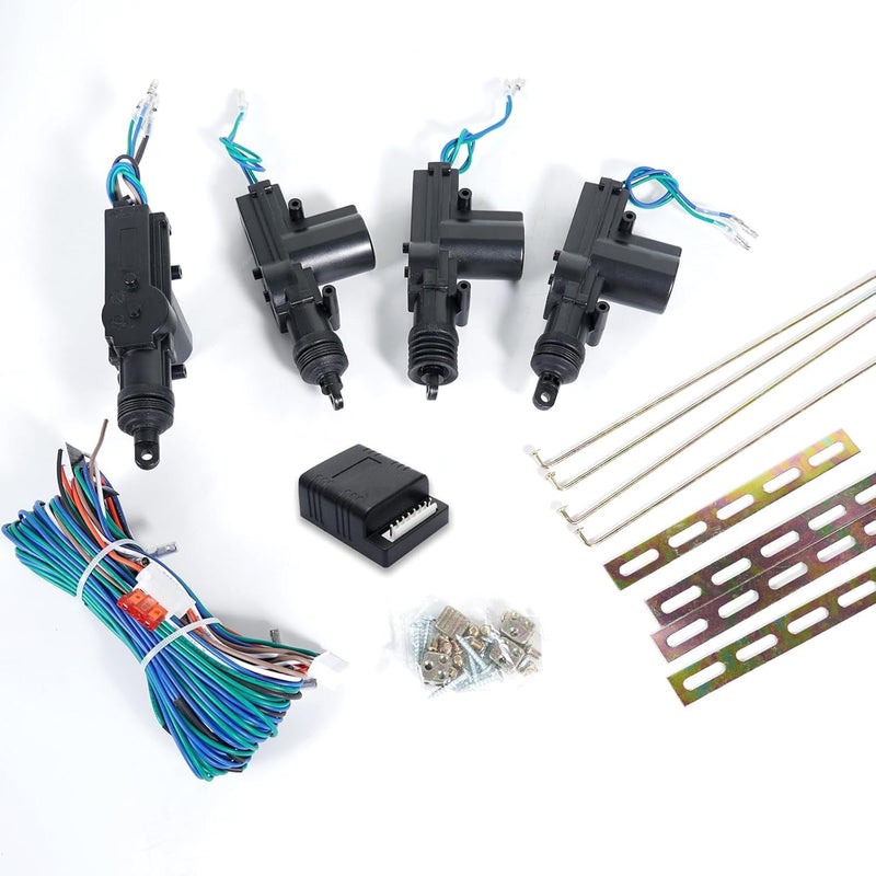 LEPEVNEY Universal Car Alarm System Remote Central Locking Kit with Keyless Entry Anti-Theft Alarm System - Image 5
